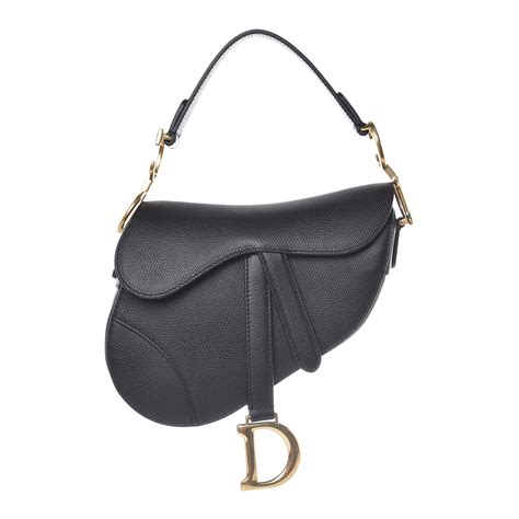 christian dior saddle bag black